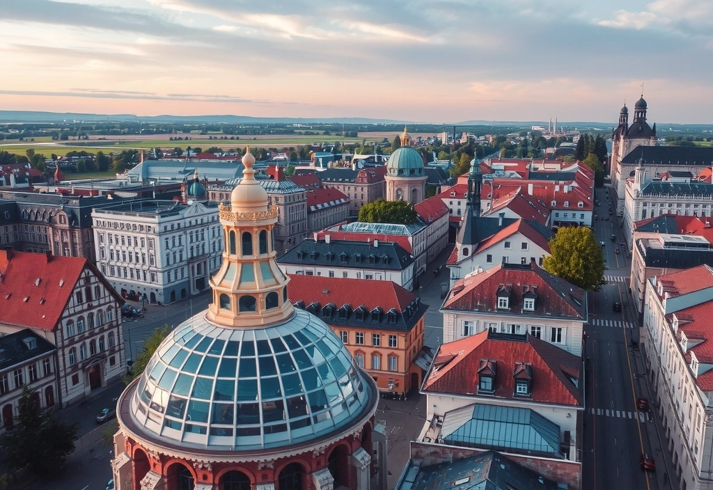 Kraków z lotu ptaka