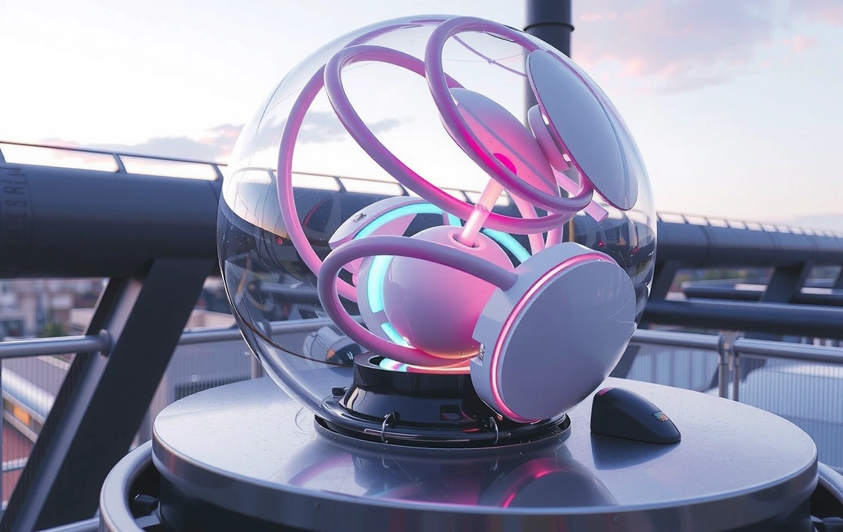 Abstrakcyjna wizualizacja energii